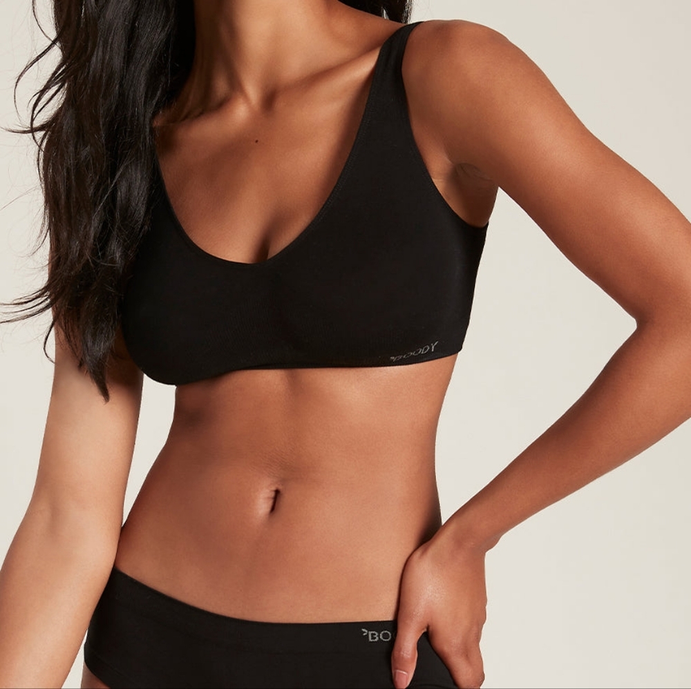 NWT 2 Pack Boody Black Shaper Bras XL